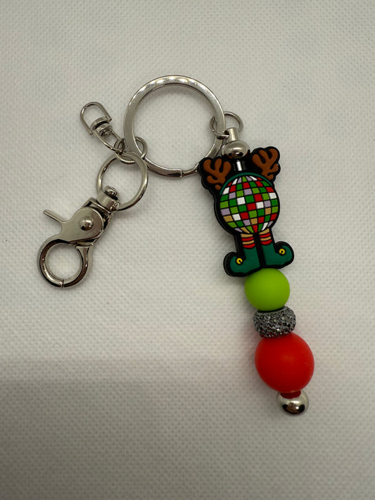 Keychains - Disco Reindeer
