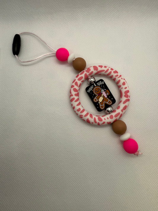 Car Charms - Pink Gingerbread
