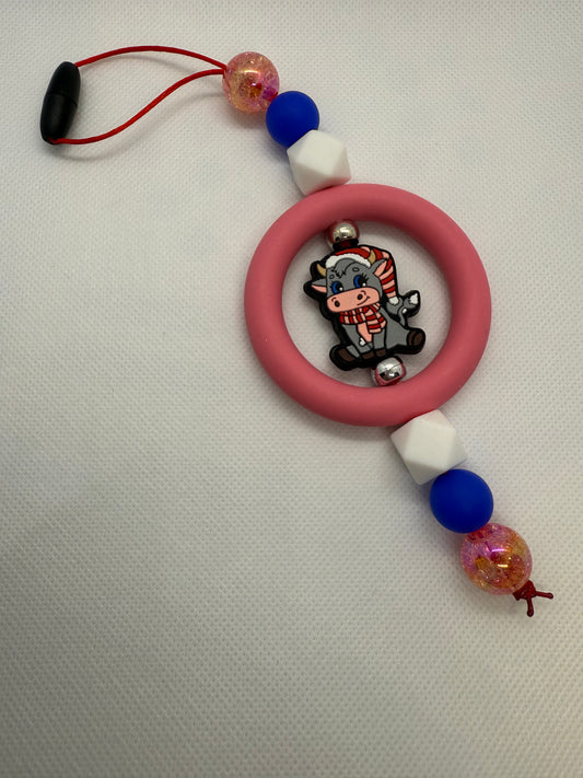 Car Charms - Christmas Cow
