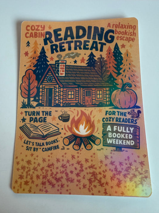 Kindle Inserts - Holographic - Reading Retreat - 2024 Paperwhite