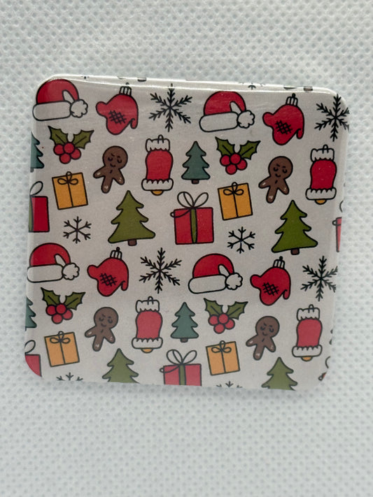 Fridge Magnets - Christmas Trees Presents Hats
