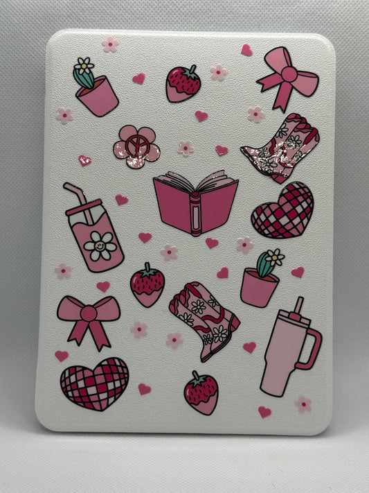 Kindle Case - 12th Paperwhite 2024 7 inch - Books Drinks Boots