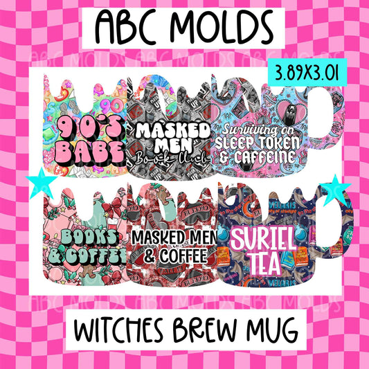 ABC - Witch’s Brew Mug ( Part 2 )- 4 Pack Random