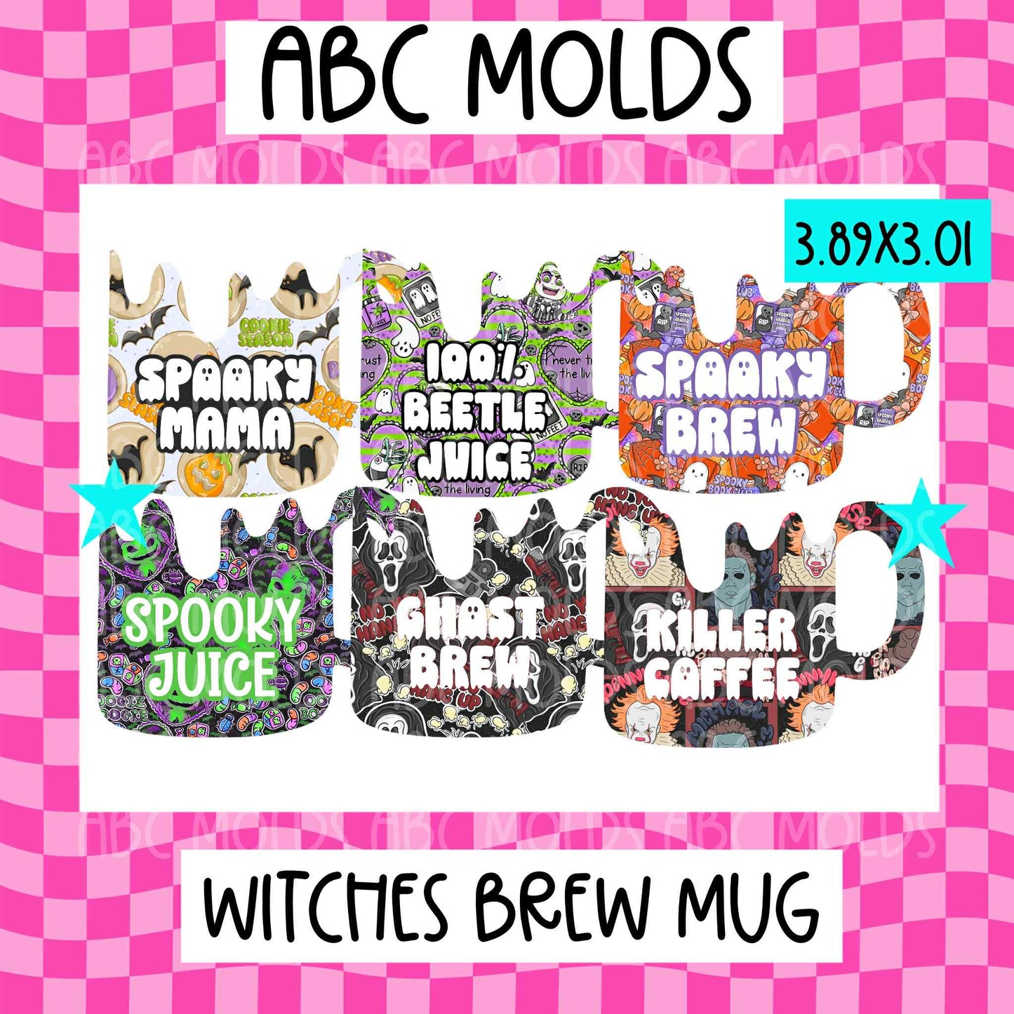 ABC - Witch’s Brew Mug - 4 Pack Random