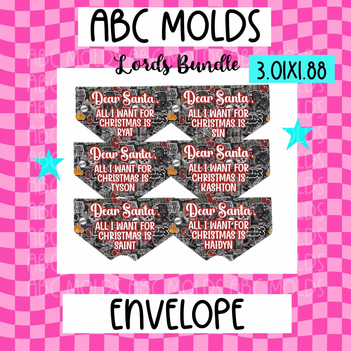 ABC - Envelope ( Part 2 ) - 4 Pack Random