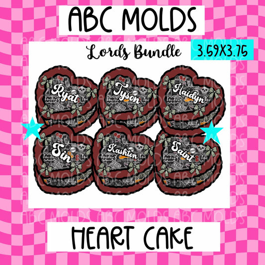 ABC - Heart Cake ( Part 2 ) - 4 Pack Random