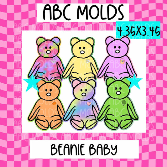 ABC - Beanie Baby - 4 Pack Random