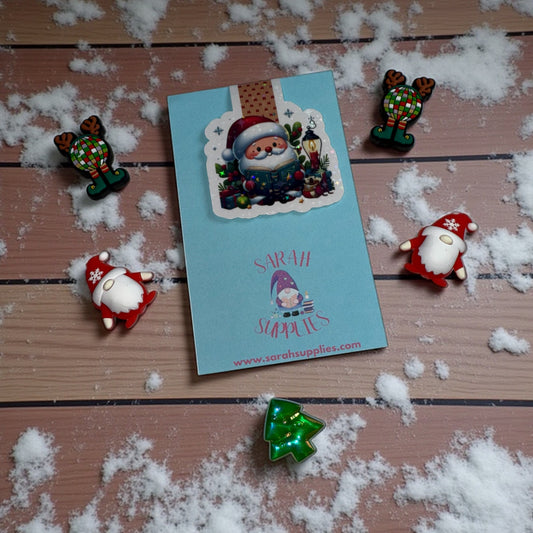 Magnetic Bookmark - Santa