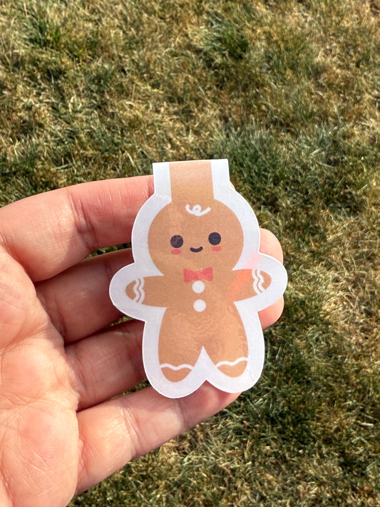 Magnetic Bookmark - Gingerbread Man