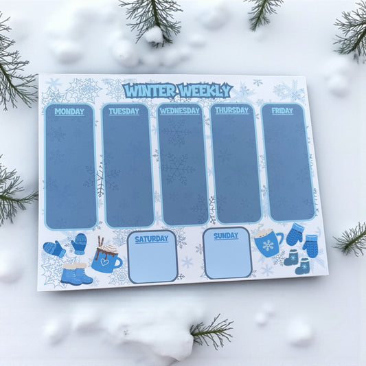 Weekly Planner - Winter Weekly