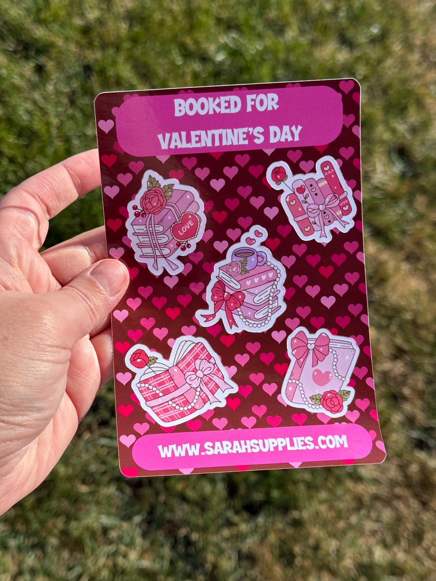 Sticker Sheet - Booked For Valentine’s Day