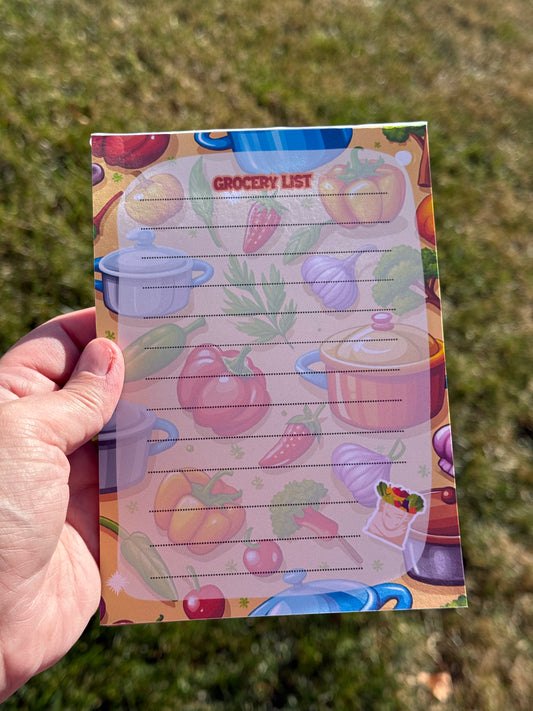 Notepad - Grocery List