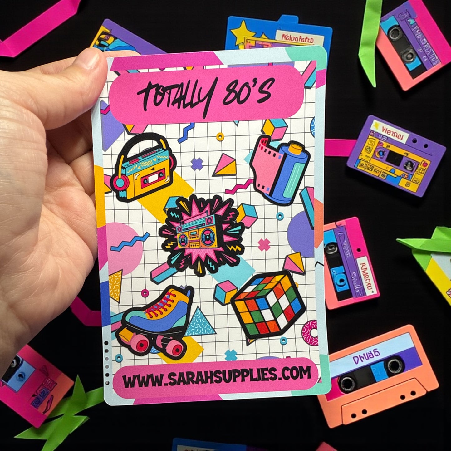 Sticker Sheet - Totally 80s