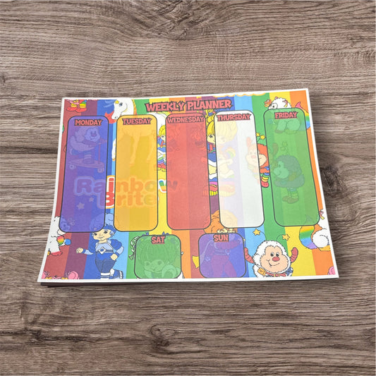 Weekly Planner - Rainbows