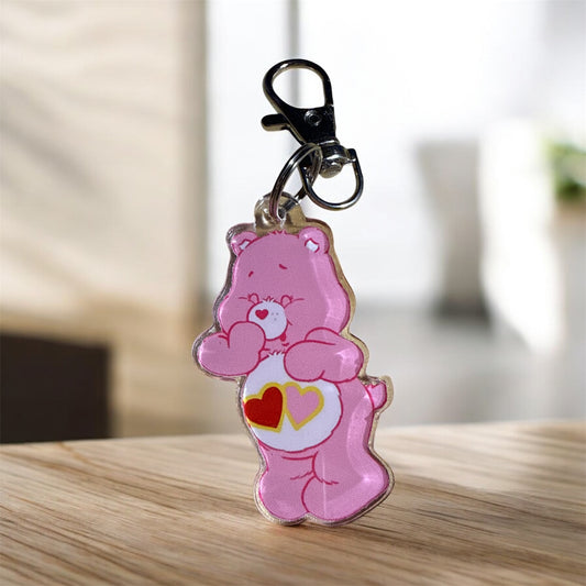 Keychains - Pink Care Bear
