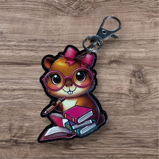 Keychains - Capy & Books