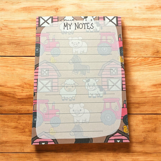 Notepad - Pink Farm