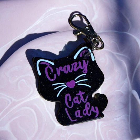 Keychains - Crazy Cat Lady