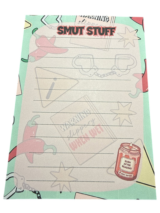 Notepad - Smut Stuff