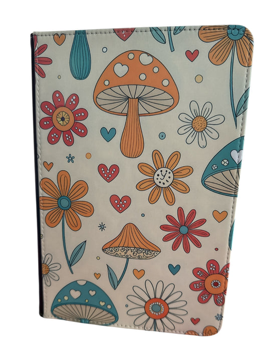 A5 Cottage Core Light Sublimation Journal - Refillable & Bookmarked