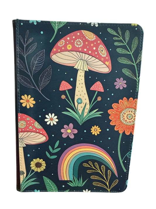 A5 Cottage Core Dark Sublimation Journal - Refillable & Bookmarked