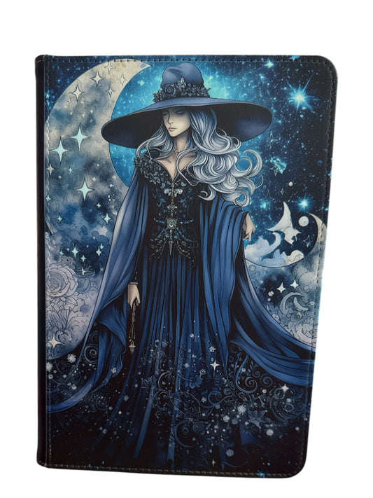 A5 Teal Fantasy Witch Sublimation Journal- Refillable & Bookmarked