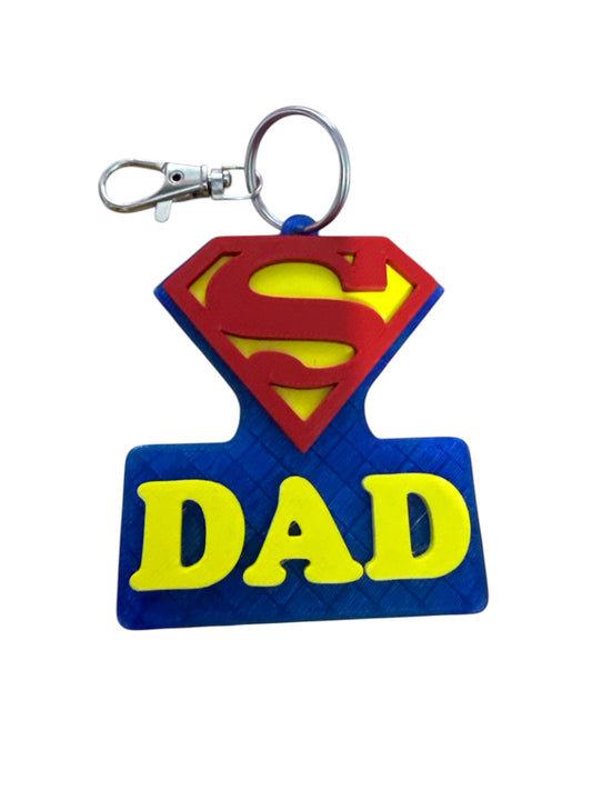 3D - Keychain - Super Dad