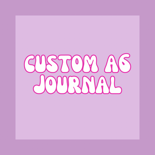 A6 Custom Sublimation Journal