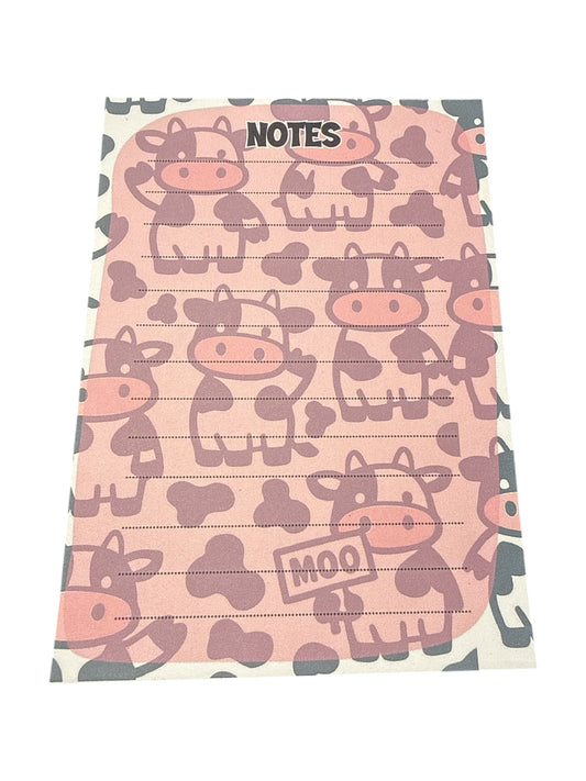 Notepad - Moo Cows - April