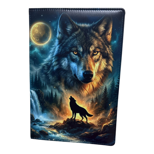 A5 Wolf Sublimation Journal - Refillable - Bookmarked