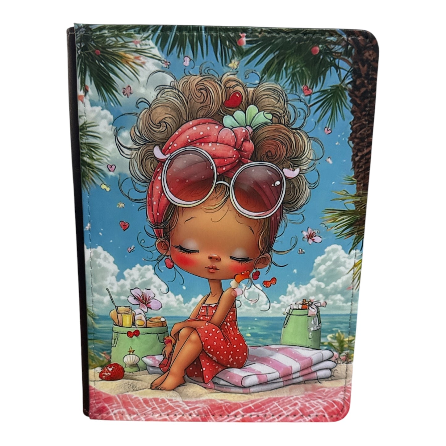 A6 Summer Breeze By The Sea Sublimation Journal - Refillable & Bookmarked