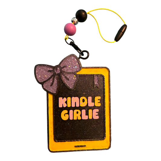 Car Freshie - Kindle Girlie yellow and purple - Scent is Fruit Loops
