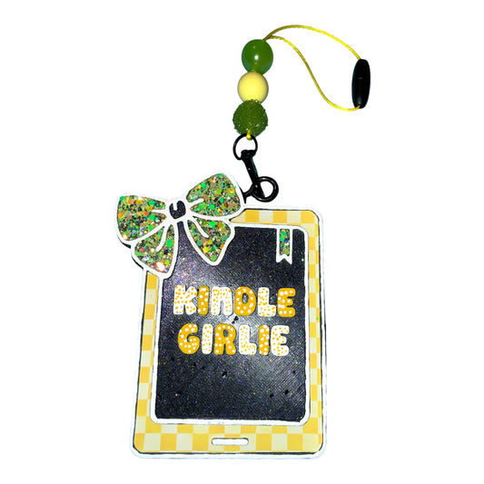 Car Freshie - Kindle Girlie yellow white green - Scent is Sugar Coma