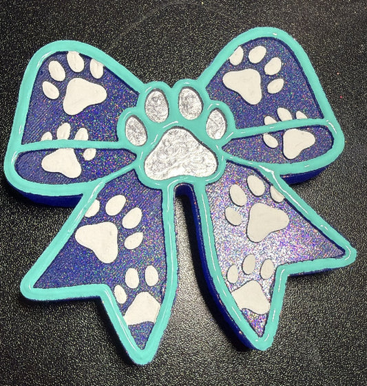 Car Freshie - Paw Print Blue - Scent is 50 Shades