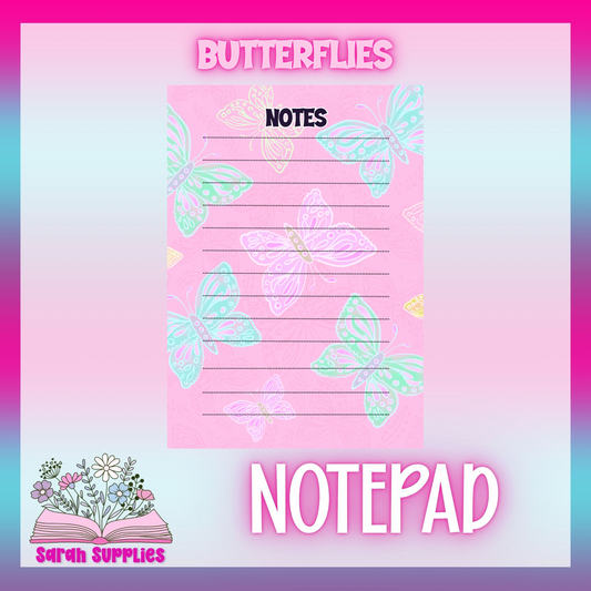 Notepad - Butterflies