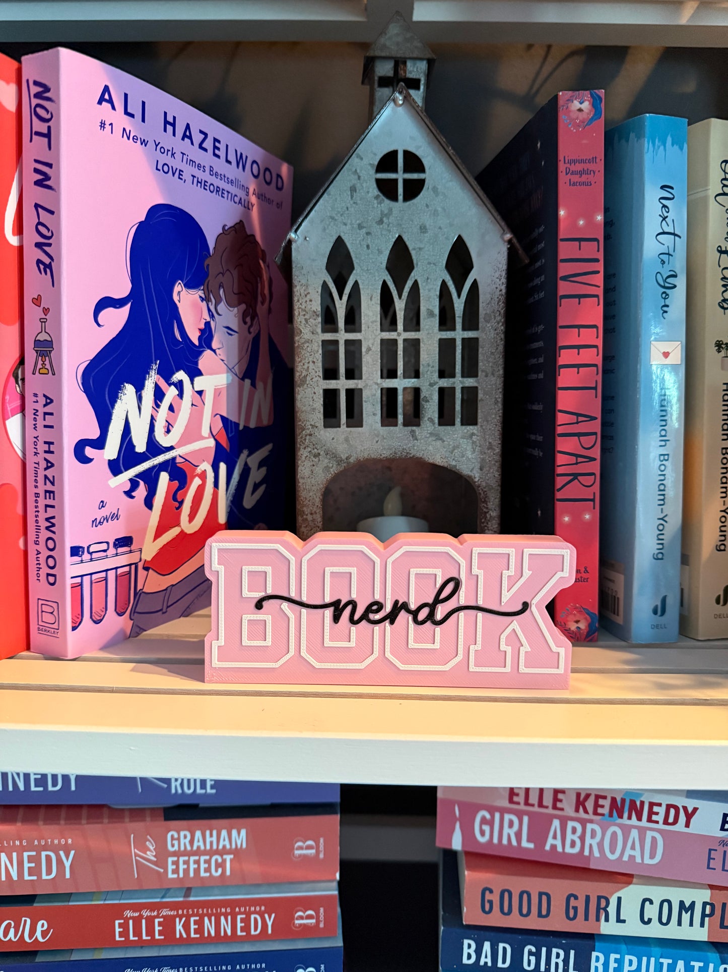 3D - Bookshelf Decor - Book Nerd