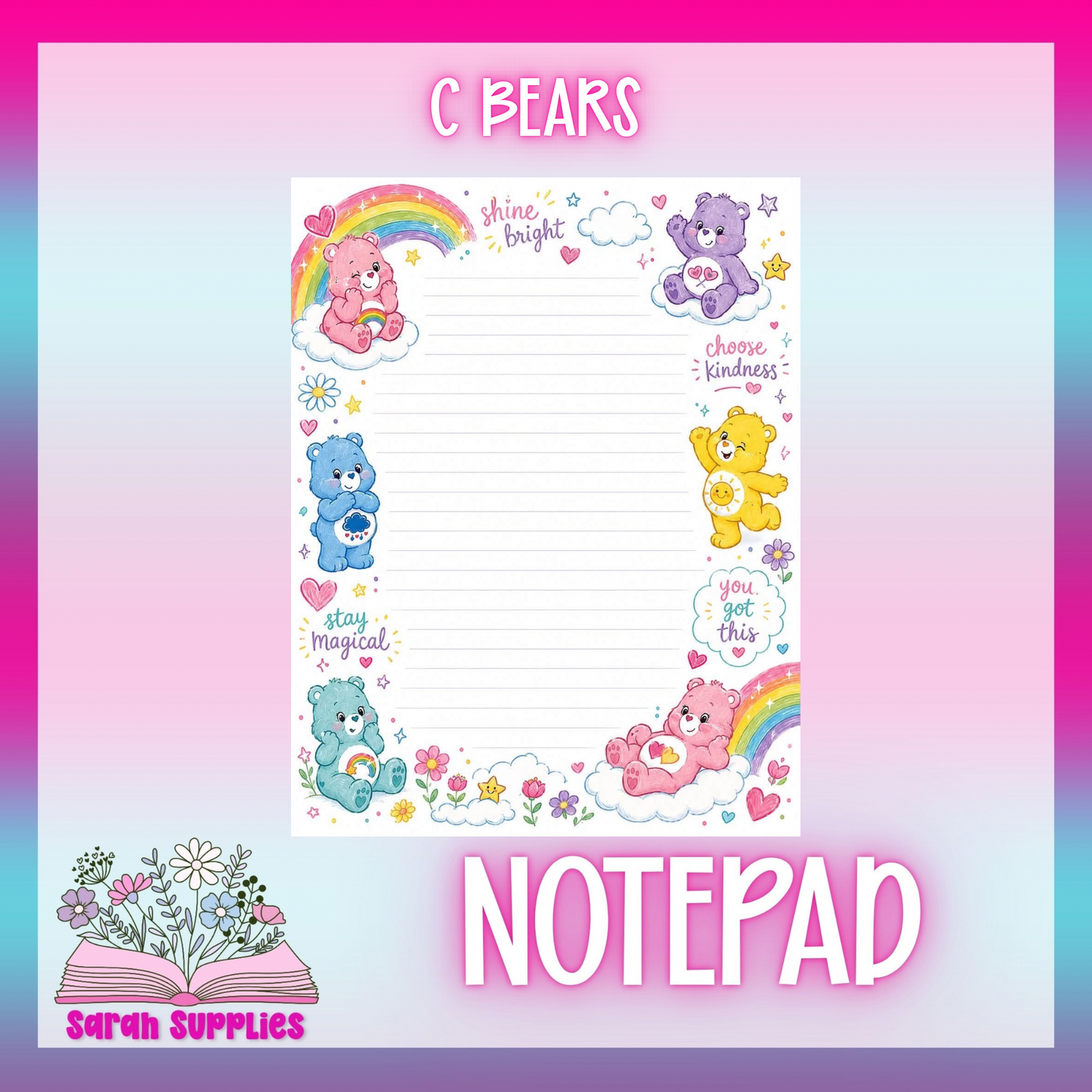 Notepad - C Bears