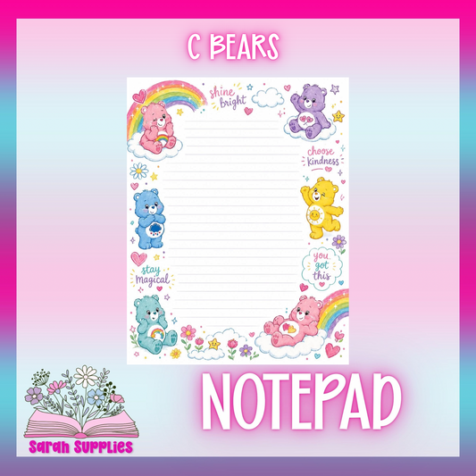 Notepad - C Bears