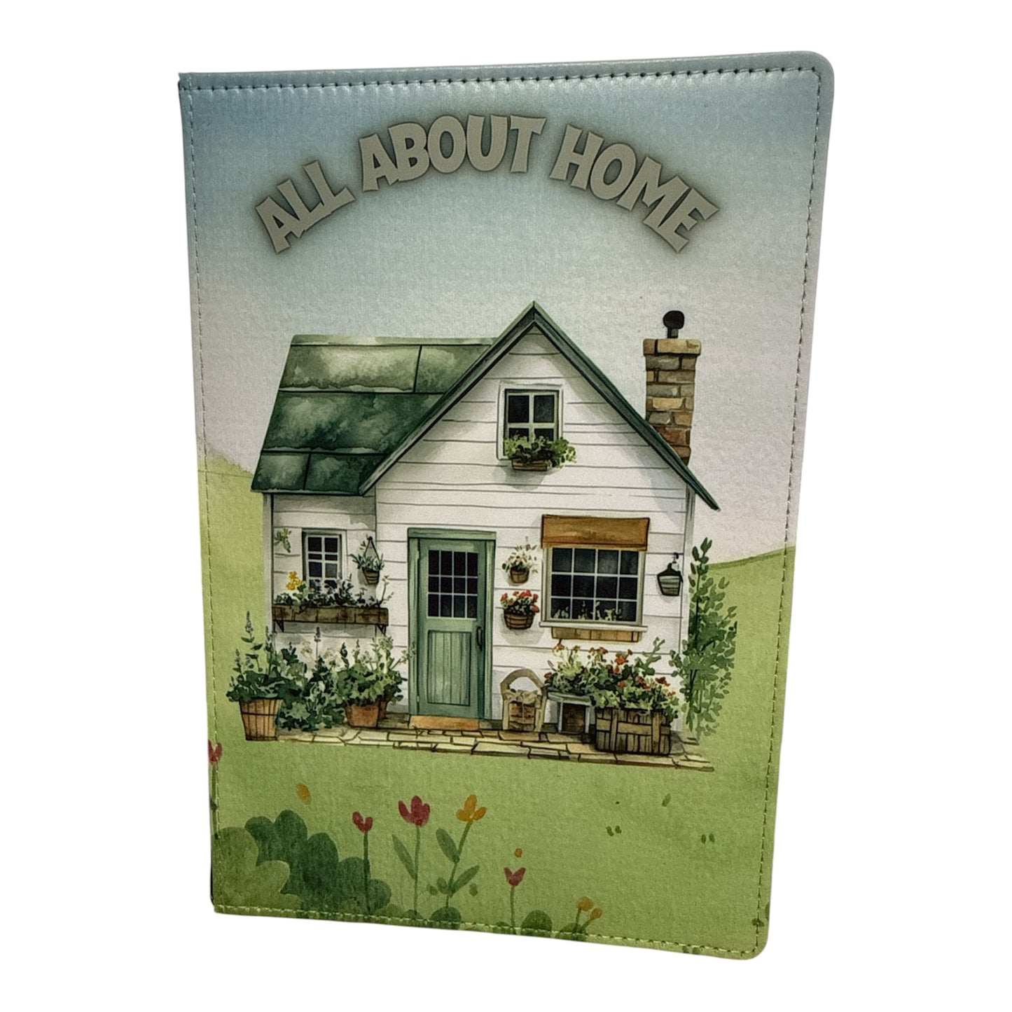 A5 - All About Home Sublimation Journal - Refillable - Bookmarked