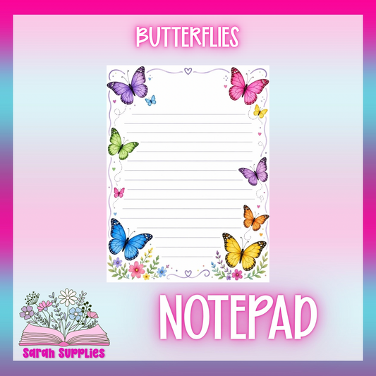 Notepad - Butterflies