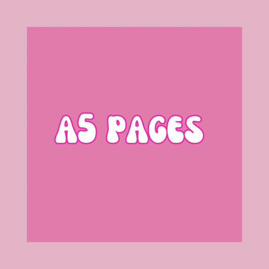 A5 Refillable Journal Insert Pages —  Lined, Dotted & Blank Pages