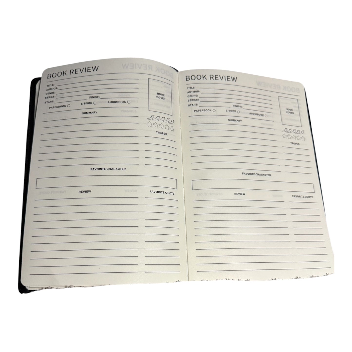 A5 Refillable Journal Reading Pages