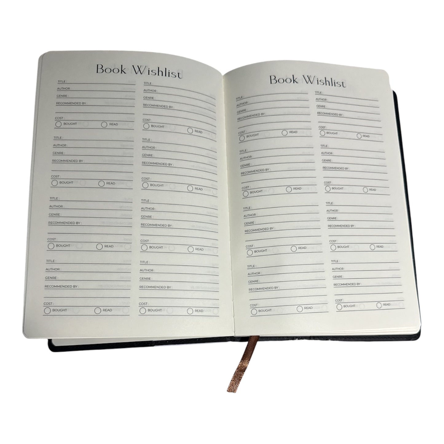 A5 Refillable Journal Reading Pages
