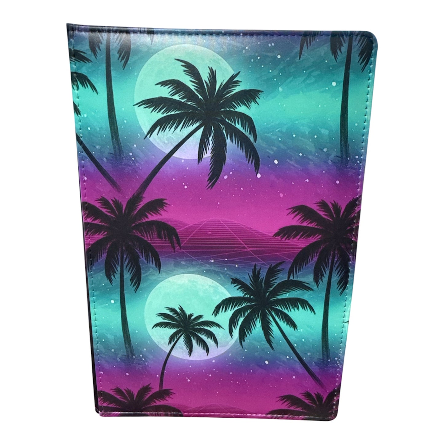 A5 - Palm Trees Sublimation Journal - Refillable - Bookmarked