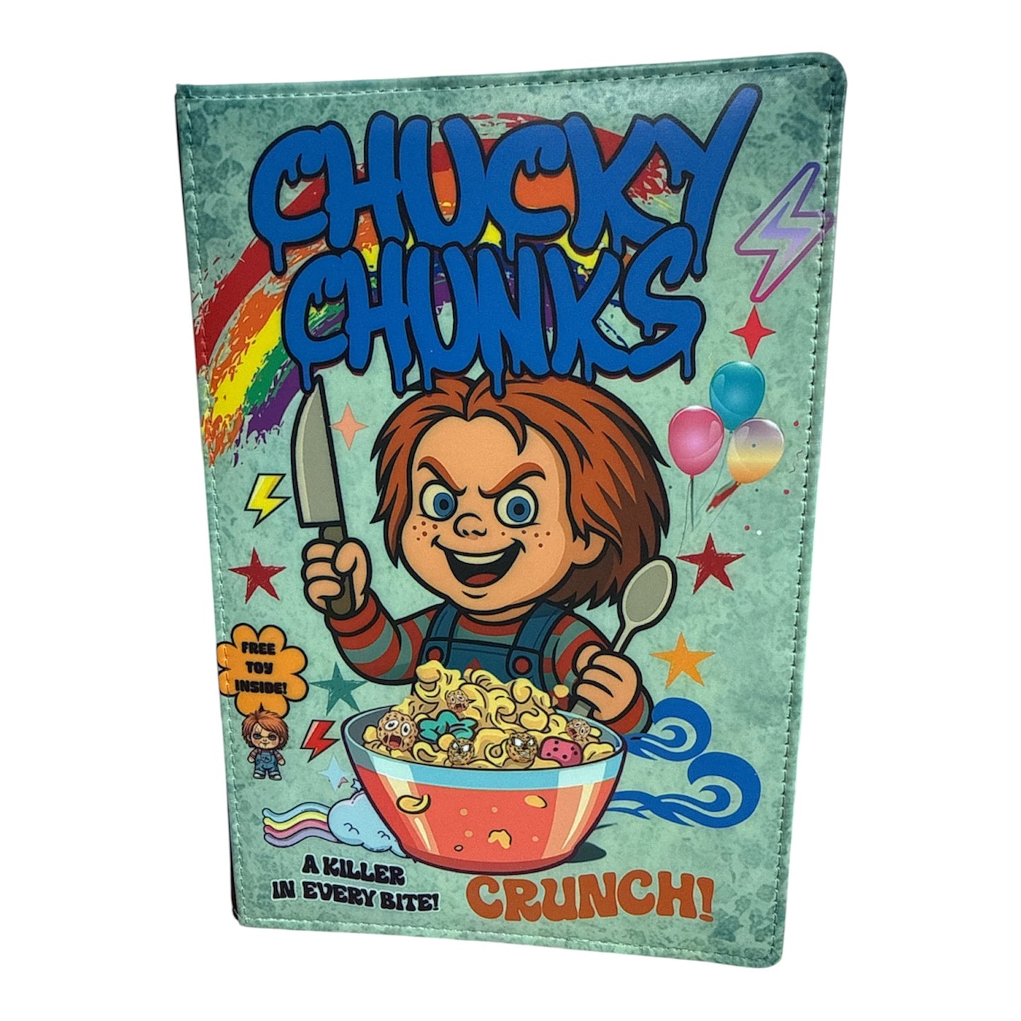 A5 Horror Cereal Sublimation Journal - Refillable - Bookmarked - 1 of 5 in series