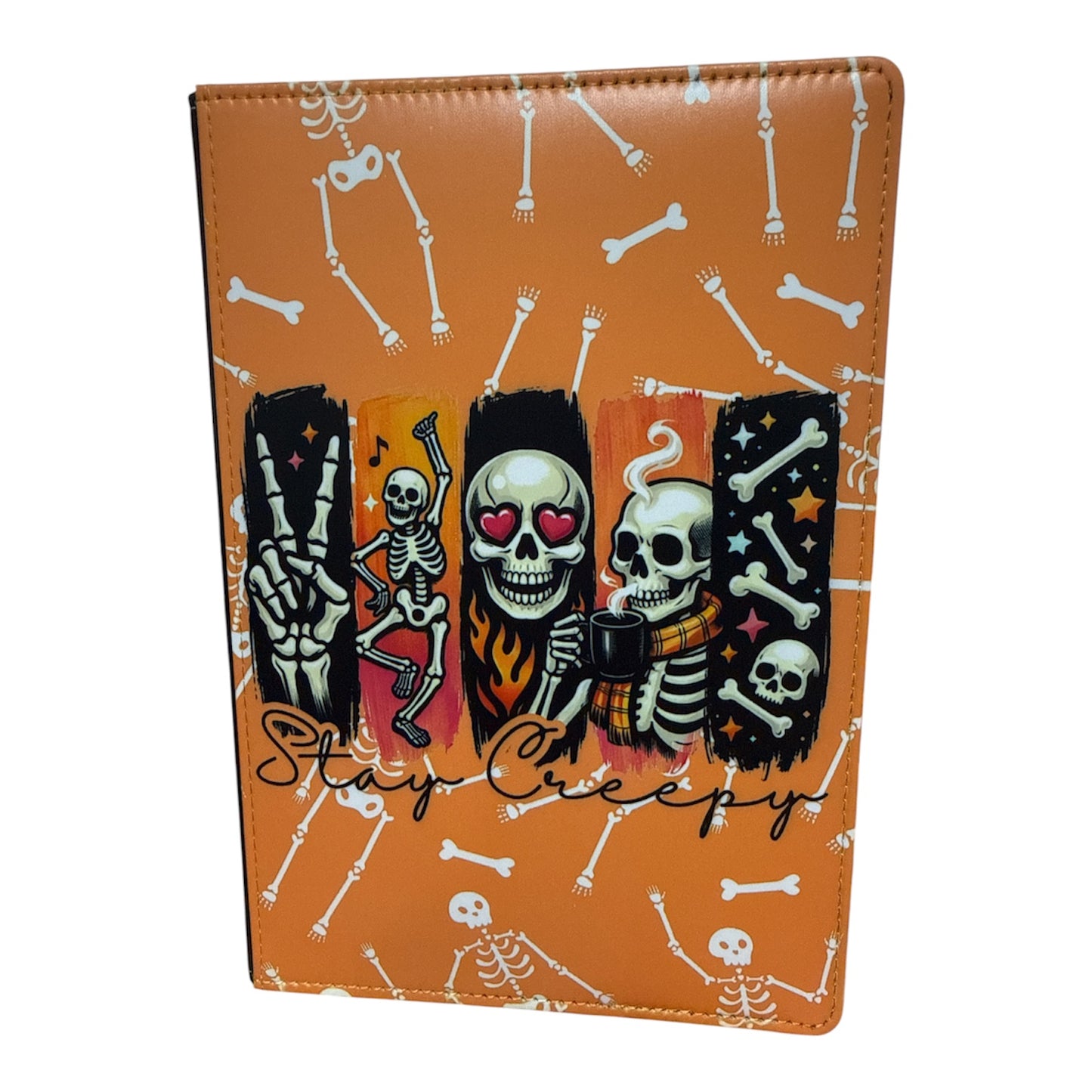 A6 - Stay Creepy -  Sublimation Journal  - Refillable & Bookmarked