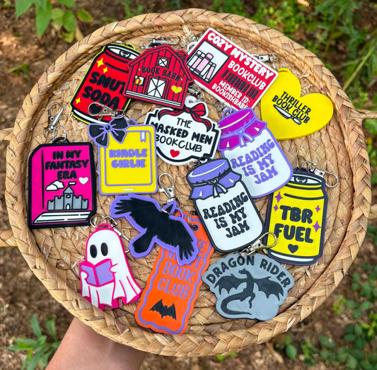 Keychains - Random Mystery Bundles of Bookish Keychains