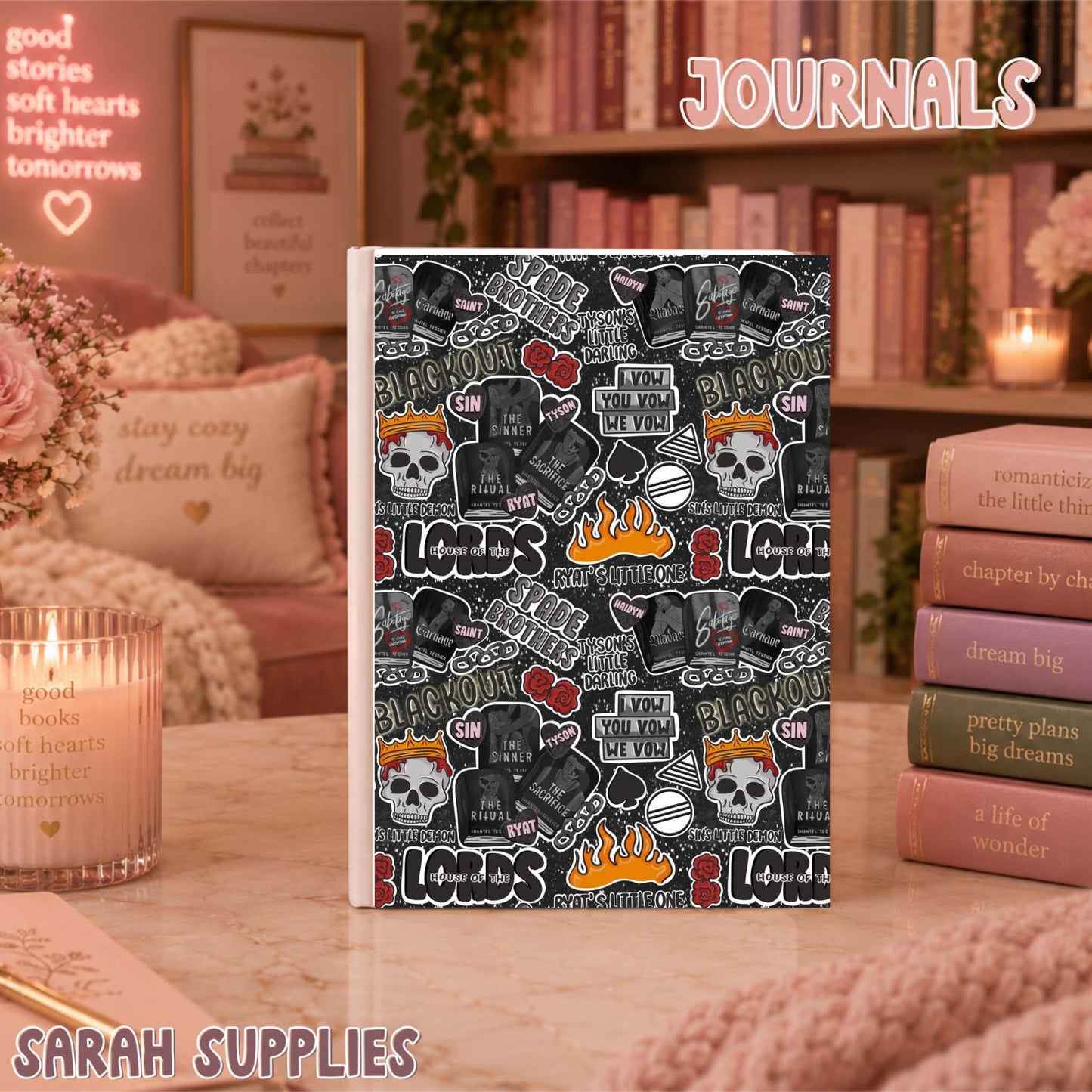 A5 - House Of The Lords Sublimation Journal - Refillable - Bookmarked