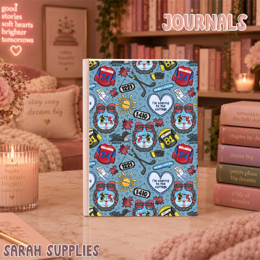 A5 - Heated Rivalry Sublimation Journal - Refillable - Bookmarked