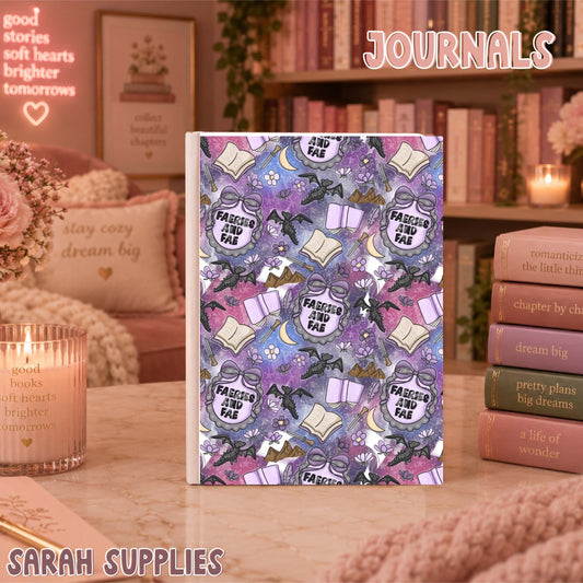 A5 - Faeries And Fae Sublimation Journal - Refillable - Bookmarked